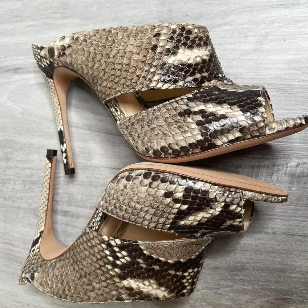 Alexandre Birman Snake Sandals